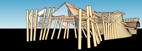 straw roofing,wood structure,straw hut,stilt houses,stilt house,outdoor structure,wooden construction,dog house frame,roof structures,roof truss,multi-story structure,wooden frame construction,nonbuilding structure,moveable bridge,timber house,cube stilt houses,popsicle sticks,building structure,framework,playset