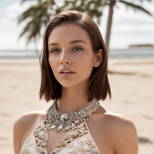 necklace,elegant,jewelry,sand seamless,coral,collar,beach background,beach shell,model beauty,bridal jewelry,choker,female model,jeweled,beautiful face,earrings,lei,elegance,coral-like,chrystal,beautiful young woman