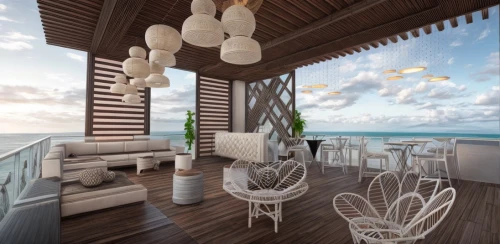 3d rendering,over water bungalow,beach furniture,block balcony,roof terrace,penthouse apartment,patio furniture,balcony,holiday villa,outdoor furniture,seaside view,over water bungalows,beach resort,maldives mvr,beach restaurant,veranda,ocean view,beach house,balconies,maldives,Commercial Space,Restaurant,Caribbean Traditional