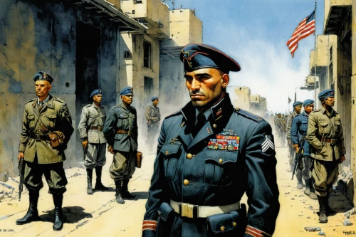 gallantry,military organization,military uniform,unknown soldier,french foreign legion,military officer,a uniform,world war ii,game illustration,dday,second world war,warsaw uprising,uniforms,military person,1944,federal army,1943,officers,infantry,veterans,Illustration,Realistic Fantasy,Realistic Fantasy 06