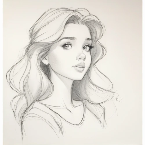 girl drawing,girl portrait,vintage drawing,portrait of a girl,rapunzel,elsa,graphite,study,romantic portrait,pencil and paper,rose drawing,pencil drawing,fantasy portrait,ariel,digital drawing,disney character,star drawing,jasmine,sketch,tiana,Illustration,Black and White,Black and White 08