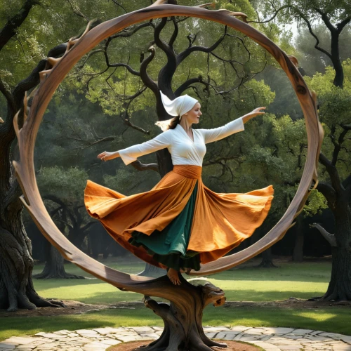 hoop (rhythmic gymnastics),whirling,dharma wheel,ballerina in the woods,armillary sphere,circle around tree,qi gong,aerial hoop,celtic tree,taijiquan,flying disc,ball (rhythmic gymnastics),twirl,twirling,girl with a wheel,cartwheel,nataraja,arabesque,little girl twirling,world digital painting,Photography,General,Natural