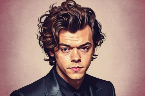styles,harry styles,harry,edit icon,harold,pop art style,quiff,bouffant,rockabilly style,curly,rocky road,50's style,spotify icon,pin hair,curls,cool pop art,work of art,portrait background,chop suey,hair shear,Illustration,Abstract Fantasy,Abstract Fantasy 02