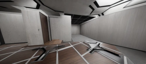 render,box ceiling,3d rendering,3d render,attic,room divider,abandoned room,cubic house,3d rendered,panoramical,empty interior,drywall,hallway space,fractal environment,rendering,anechoic,cardboard background,ceiling construction,polygonal,plywood,Commercial Space,Working Space,Urban Industrial