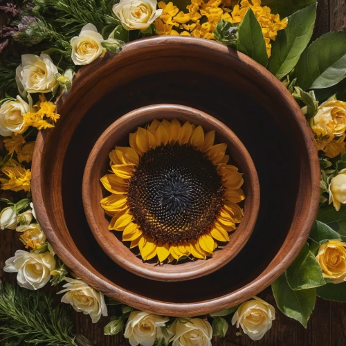 flower bowl,sunflowers in vase,tanacetum balsamita,sunflower lace background,terracotta flower pot,wooden flower pot,flowers in wheel barrel,basket with flowers,pot marigold,teacup arrangement,sunflower coloring,flowers in basket,flower arrangement lying,floral composition,cut flowers,flower basket,flower arrangement,flower arranging,flower pot,flower box,Photography,General,Natural