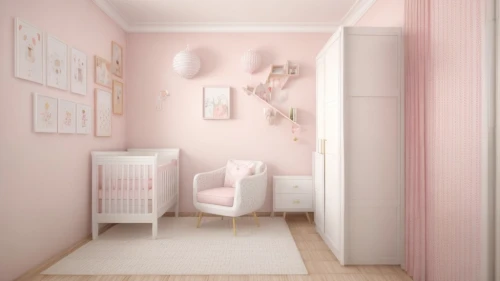 baby room,the little girl's room,nursery decoration,nursery,room newborn,children's bedroom,kids room,children's room,beauty room,boy's room picture,doll kitchen,doll house,bedroom,hallway space,danish room,changing table,infant bed,baby pink,playing room,light pink,Interior Design,Bedroom,Modern,None
