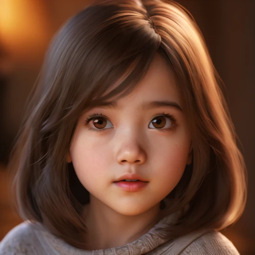 child portrait,child girl,little girl,girl portrait,young girl,the little girl,female doll,cute cartoon character,japanese doll,doll's facial features,mystical portrait of a girl,child,3d rendered,little child,innocence,agnes,the japanese doll,digital painting,children's eyes,world digital painting
