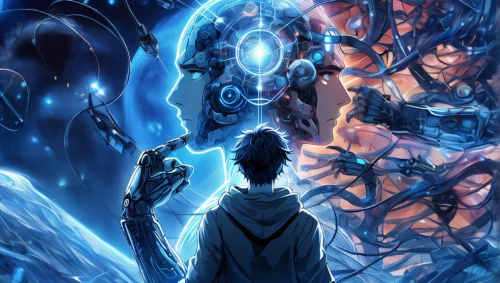 cg artwork,sci fiction illustration,encounter,mentor,violet evergarden,summoner,evangelion,dr. manhattan,would a background,game illustration,background screen,world end,transcendence,valerian,scroll wallpaper,shiva,mirror of souls,avatar,astral traveler,the three magi