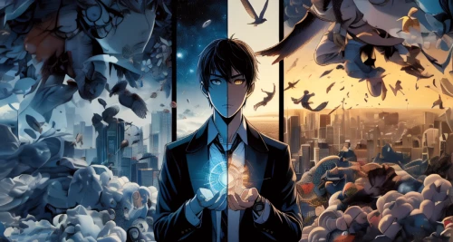 valerian,detective conan,persona,sci fiction illustration,book cover,a3 poster,cover,poster,the fan's background,media concept poster,spy visual,spy-glass,film poster,magician,anime cartoon,the collector,avatar,background image,looking glass,conductor