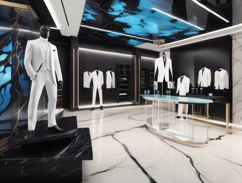 showcase,showroom,cosmetics counter,boutique,walk-in closet,vitrine,3d rendering,interior design,display window,sky space concept,store front,wardrobe,concierge,changing room,changing rooms,dress shop,shop-window,shopwindow,storefront,fashion street