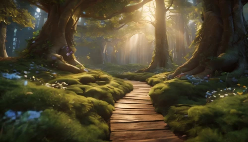 forest path,elven forest,wooden path,fairy forest,pathway,druid grove,the mystical path,enchanted forest,forest glade,the forest,fairytale forest,forest of dreams,green forest,tree top path,cartoon forest,the path,forest road,tree lined path,forest landscape,holy forest