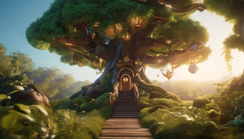 tree top path,tree house,treehouse,druid grove,wooden path,forest path,elven forest,pathway,cartoon forest,monkey island,tree of life,treetop,wooden bridge,the forest,flourishing tree,fairy forest,devilwood,tree top,greenforest,enchanted forest