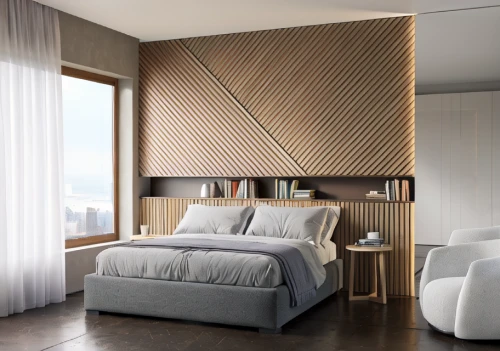 room divider,canopy bed,modern room,contemporary decor,modern decor,interior modern design,bedroom,search interior solutions,interior decoration,bed frame,window blind,sleeping room,bamboo curtain,interior design,3d rendering,guest room,great room,guestroom,window treatment,interior decor