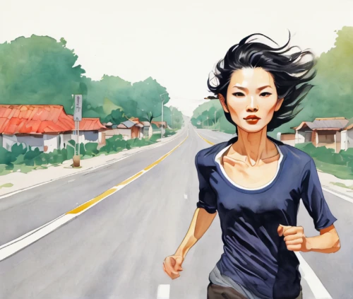 woman walking,female runner,sprint woman,long-distance running,vietnamese woman,asian woman,running,free running,girl walking away,japanese woman,a pedestrian,middle-distance running,jogging,pedestrian,girl in a long,run uphill,jog,girl with speech bubble,travel woman,woman bicycle,Illustration,Paper based,Paper Based 07