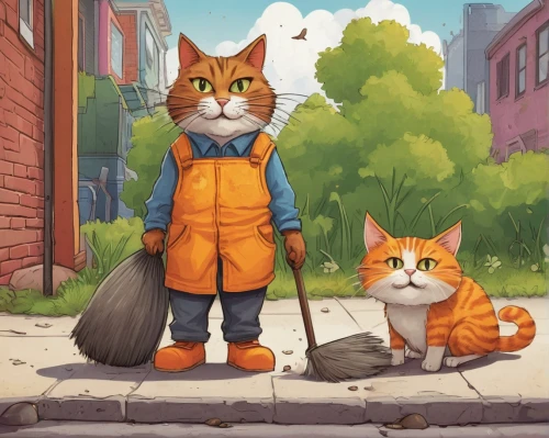 rescue alley,street cat,two cats,red tabby,alley cat,ritriver and the cat,cat family,game illustration,stray cat,cat supply,cat lovers,felines,felidae,alley,dog and cat,father and son,autumn chores,calico cat,father-son,cartoon cat,Conceptual Art,Fantasy,Fantasy 09