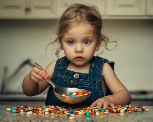 girl with cereal bowl,girl in the kitchen,baby playing with food,diabetes with toddler,conceptual photography,food spoilage,food additive,diabetes in infant,the little girl,photographing children,pills on a spoon,kids' things,kids' meal,petit gâteau,unhappy child,sweet food,babycino,child portrait,confection,cereal germ,Photography,Artistic Photography,Artistic Photography 14