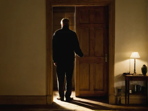 slender,standing man,man silhouette,silhouette of man,door husband,the threshold of the house,hitchcock,the stake,in the door,the door,in the shadows,sleepwalker,hallway,open door,tall man,eleven,arrival,back shadow,lee child,governor,Conceptual Art,Daily,Daily 06