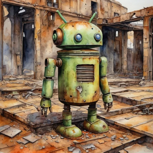 droid,android,droids,bb8-droid,post apocalyptic,robot,bot,robotic,android inspired,fallout,military robot,fallout4,industrial robot,android user,minibot,dystopia,robots,chat bot,post-apocalypse,abandonded,Illustration,Paper based,Paper Based 24