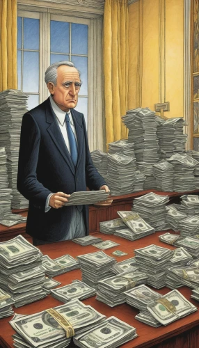 money case,glut of money,collapse of money,destroy money,tax evasion,businessman,financial crisis,an investor,banker,house of cards,federal government,money laundering,the dollar,black businessman,george washington,billionaire,inflation money,erich honecker,income tax,money rain,Illustration,Children,Children 03