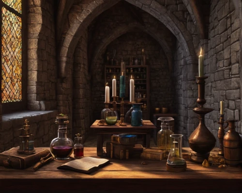 potions,apothecary,candlemaker,medieval hourglass,alchemy,potion,medieval,flagon,medieval architecture,distillation,reagents,parchment,middle ages,hearth,medieval street,hogwarts,consulting room,tinsmith,magic grimoire,divination,Photography,Fashion Photography,Fashion Photography 13