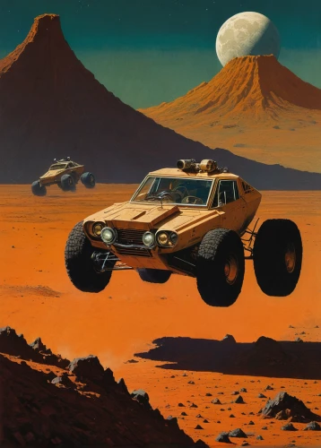 mars rover,mission to mars,desert safari,mars probe,red planet,moon car,planet mars,desert run,lunar prospector,dune,martian,desert racing,moon rover,moon vehicle,off-road car,desert,sci fiction illustration,dune 45,dune landscape,science-fiction,Conceptual Art,Sci-Fi,Sci-Fi 17