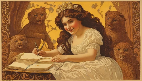 girl studying,persian poet,tutor,portrait of a girl,girl with bread-and-butter,woman eating apple,to write,girl at the computer,child with a book,author,jane austen,writing-book,scholar,girl picking apples,librarian,girl praying,girl with dog,manuscript,writer,woman praying,Illustration,Retro,Retro 01
