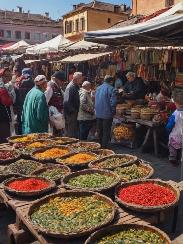 marrakesh,marrakech,spice market,vegetable market,spice souk,fruit market,the market,marketplace,vendors,morocco,large market,souk,market vegetables,grand bazaar,chiles en nogada,medieval market,market stall,morocco lanterns,market,chile and frijoles festival,Photography,Artistic Photography,Artistic Photography 13