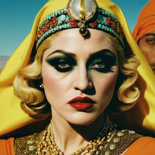 orientalism,madonna,turban,vintage makeup,hard candy,partition,lily of the nile,cleopatra,tutankhamun,beauty icons,the carnival of venice,miss circassian,tutankhamen,gypsy,gypsy soul,vintage fashion,sustainability icons,icelanders,turkish culture,vanity fair,Photography,Documentary Photography,Documentary Photography 06