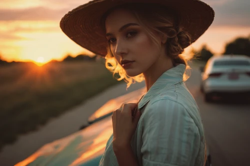 girl and car,girl in car,girl wearing hat,woman in the car,vintage woman,vintage girl,retro woman,portrait photography,countrygirl,retro girl,passenger,yellow sun hat,girl in a long,travel woman,girl in a long dress,vintage women,hat retro,retro women,woman's hat,the hat of the woman,Conceptual Art,Oil color,Oil Color 11
