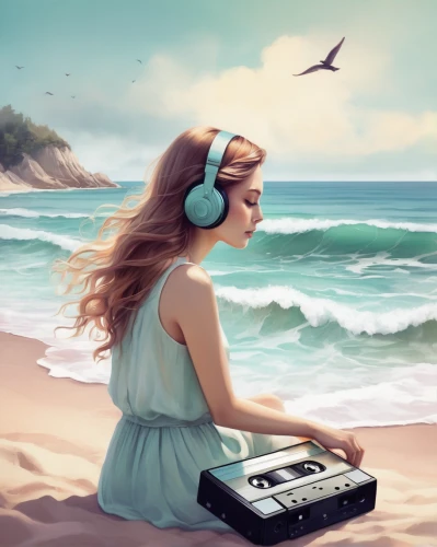 listening to music,music,music player,audio player,music is life,music background,musical background,audiophile,retro music,thorens,piece of music,electronic music,vinyl player,music system,synthesizer,listening,music fantasy,soundwaves,headphone,musicassette,Illustration,Realistic Fantasy,Realistic Fantasy 15