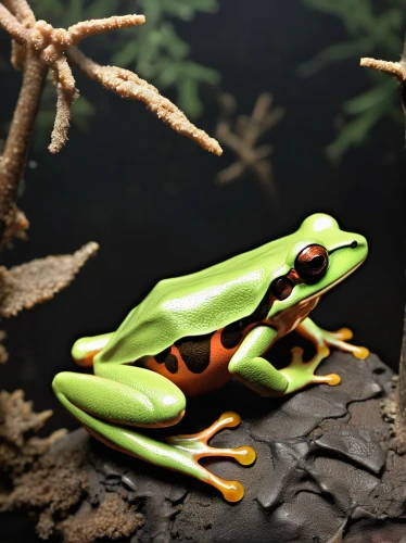 red-eyed tree frog,poison dart frog,tree frogs,coral finger tree frog,jazz frog garden ornament,litoria fallax,pacific treefrog,coral finger frog,golden poison frog,eastern dwarf tree frog,litoria caerulea,squirrel tree frog,amphibians,tree frog,wallace's flying frog,fire-bellied toad,frog background,day gecko,oriental fire-bellied toad,barking tree frog,Conceptual Art,Fantasy,Fantasy 33