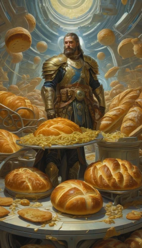 challah,kolach,dwarf cookin,pane,fresh bread,breads,bread spread,pan-bagnat,bread,pandesal,bagels,bread recipes,bread time,pesach,passover,freshly baked buns,bread wheat,butter breads,christ feast,baking bread,Illustration,Realistic Fantasy,Realistic Fantasy 03
