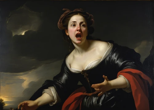 woman eating apple,woman holding pie,woman holding a smartphone,woman pointing,woman drinking coffee,portrait of a woman,woman with ice-cream,woman playing,woman sitting,la nascita di venere,pointing woman,woman's face,cepora judith,bougereau,woman face,lady pointing,portrait of a girl,vampire woman,stressed woman,scared woman,Art,Classical Oil Painting,Classical Oil Painting 26