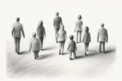 group of people,people walking,families,peoples,contemporary witnesses,persons,individuals,social distancing,group think,people,bystander,walk with the children,workforce,travelers,figure group,social distance,human chain,migration,pedestrian,seven citizens of the country,Illustration,Black and White,Black and White 35