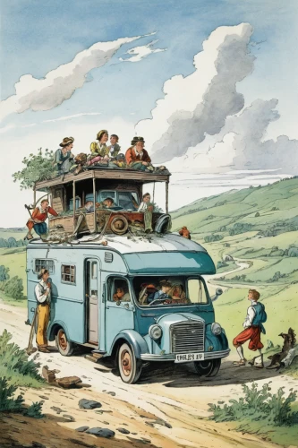 vwbus,caravanning,camper van,campervan,volkswagenbus,camping bus,minibus,travel trailer poster,travel van,vintage illustration,caravan,camper van isolated,vw van,the old van,illustration of a car,vw bus,tourist camp,motorhomes,camping car,microvan,Art,Classical Oil Painting,Classical Oil Painting 39