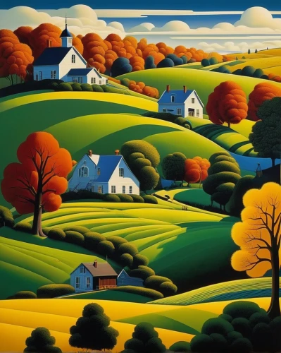 farm landscape,rural landscape,autumn landscape,grant wood,fall landscape,home landscape,vegetables landscape,carol colman,landscape,rolling hills,autumn idyll,farmland,breton,farm background,green landscape,martin fisher,carol m highsmith,landscapes,green fields,meadow landscape,Illustration,Vector,Vector 09