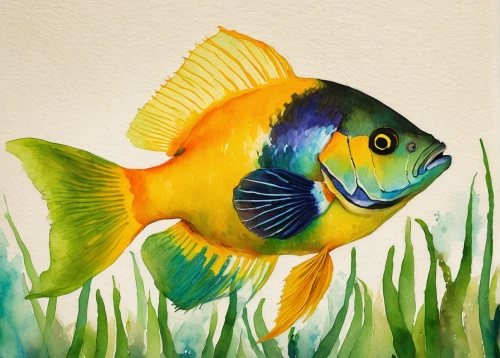 garp fish,discus fish,ornamental fish,foxface fish,yellow fish,cichlid,angelfish,goldfish,golden angelfish,fish,bluegill,diamond tetra,gold fish,blue stripe fish,tropical fish,beautiful fish,green sunfish,cichla,fish in water,perch,Art,Classical Oil Painting,Classical Oil Painting 44