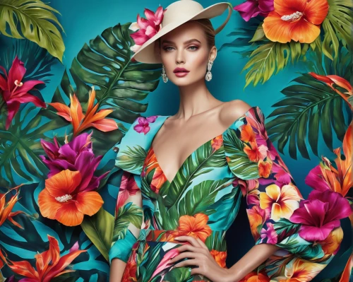 tropical floral background,floral background,tropical bloom,flowers png,colorful floral,flower wall en,flora,tropical flowers,fashion illustration,floral,floral composition,girl in flowers,floral design,bird of paradise,exotic flower,splendor of flowers,flower painting,botanical print,fashion vector,magnolia,Photography,Fashion Photography,Fashion Photography 03