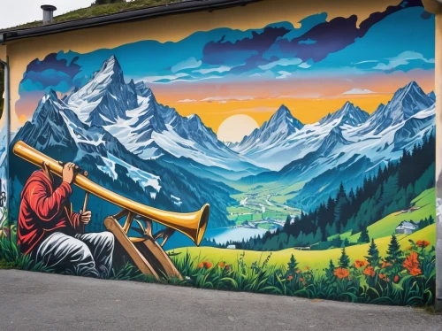 canton of glarus,lauterbrunnen,gruyere you savoie,switzerland chf,south-tirol,haute-savoie,grindelwald,montreux,saas fee,mural,berchtesgaden national park,schwyz,eastern switzerland,appenzell,engadin,garmisch,valais,zermatt,berchtesgaden,southeast switzerland,Conceptual Art,Graffiti Art,Graffiti Art 07