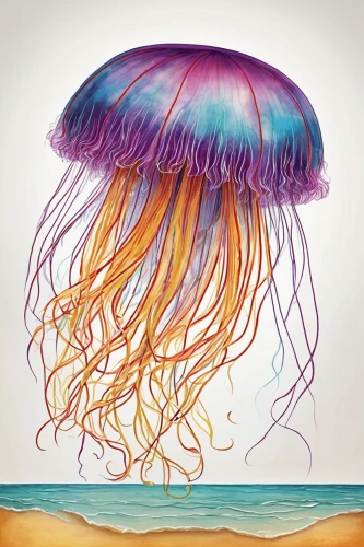 lion's mane jellyfish,jellyfish,jellyfish collage,cnidaria,sea jellies,portuguese man o' war,box jellyfish,jellyfishes,sea anemone,polyp,jellies,cnidarian,sea anemones,anemone of the seas,euphyllia paraancora,flaccid anemone,marine invertebrates,large anemone,anemonin,anemone apennina,Art,Artistic Painting,Artistic Painting 05