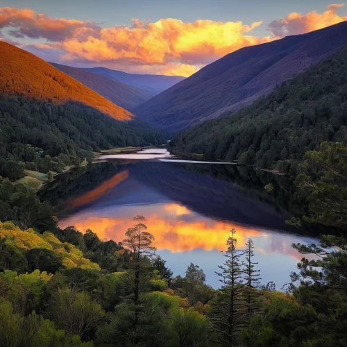 glendalough,wicklow,slowinski national park,landscapes beautiful,upper derwent valley,united states national park,beautiful landscape,loch drunkie,mountain river,paine national park,high mountain lake,northern ireland,vermont,landscape photography,beautiful lake,natural scenery,laacher lake,river landscape,new south wales,evening lake,Conceptual Art,Daily,Daily 34