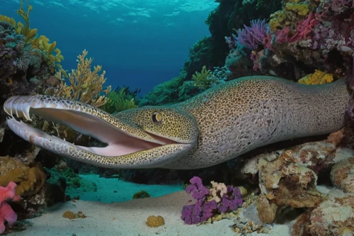 moray eel,moray eels,nurse shark,conger eel,sea eel,sand eel,sea snake,giant clam,sea cucumber,bronze hammerhead shark,moray,electric eel,marine life,marine animal,sea animals,eel,sea animal,sea life underwater,stony coral,brain coral,Conceptual Art,Fantasy,Fantasy 24