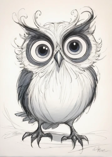 owl drawing,boobook owl,owl art,owl,little owl,owlet,sparrow owl,hedwig,small owl,saw-whet owl,bubo bubo,hoot,large owl,reading owl,kawaii owl,rabbit owl,owl-real,tawny frogmouth owl,screech owl,burrowing owl,Illustration,Black and White,Black and White 08