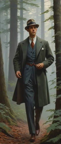 farmer in the woods,forest man,al capone,elderly man,walking man,frock coat,biologist,nature and man,forrest,flasher,forest background,man with a computer,the wanderer,sales man,free wilderness,investigator,overcoat,man with umbrella,run,people in nature,Illustration,Retro,Retro 09