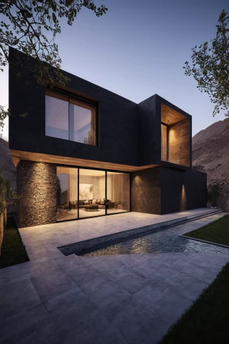 modern house,3d rendering,render,modern architecture,dunes house,residential house,build by mirza golam pir,corten steel,cubic house,3d render,housebuilding,archidaily,house shape,timber house,cube house,contemporary,modern style,hause,mid century house,eco-construction,Photography,General,Natural