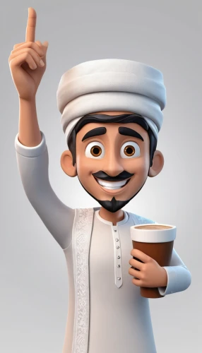 arabic coffee,oman,omani,arabica,uae,chef,abu-dhabi,espressino,indian filter coffee,liqueur coffee,marocchino,mocaccino,masala chai,men chef,sudan,zoroastrian novruz,java coffee,coffeetogo,united arab emirates,zayed,Unique,3D,3D Character