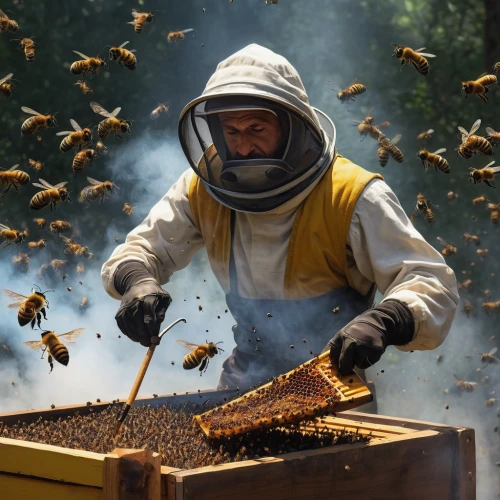 beekeeping,beekeeper,beekeepers,bee keeping,swarm of bees,honey bees,honeybees,beekeeper's smoker,beehives,bees,beekeeping smoker,bee-keeping,apiary,bee farm,beeswax,bee hive,bee honey,honey bee,bee colony,bee colonies,Conceptual Art,Daily,Daily 01