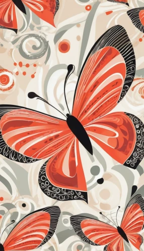 butterfly background,butterfly pattern,butterfly digital paper,japanese floral background,butterfly floral,butterfly vector,janome butterfly,red butterfly,butterfly clip art,kimono fabric,orange butterfly,orange floral paper,ulysses butterfly,hesperia (butterfly),floral digital background,moths and butterflies,french butterfly,viceroy (butterfly),art deco background,background pattern,Illustration,Retro,Retro 12