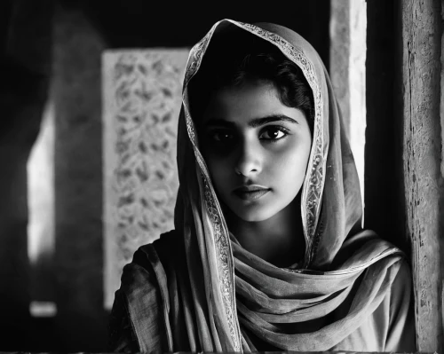 girl in cloth,girl in a historic way,girl with cloth,baloch,indian girl,islamic girl,mystical portrait of a girl,young girl,indian woman,girl praying,regard,kabir,indian girl boy,monochrome photography,a girl with a camera,silent screen,portrait of a girl,beautiful frame,girl studying,young woman,Photography,Black and white photography,Black and White Photography 08