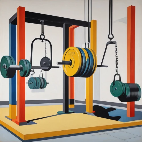 weightlifting machine,free weight bar,training apparatus,weight plates,exercise equipment,overhead press,weightlifting,pair of dumbbells,weight lifting,horizontal bar,barbell,workout equipment,weights,dumbbells,strength training,weight lifter,weightlifter,dumbbell,powerlifting,kettlebells,Art,Artistic Painting,Artistic Painting 44